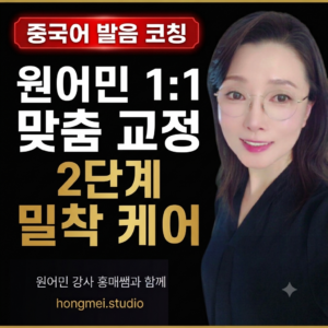 홍매쌤 1:1 중국어 발음 교정 코칭